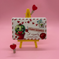 Пряник имбирный в виде письма к 14 февраля